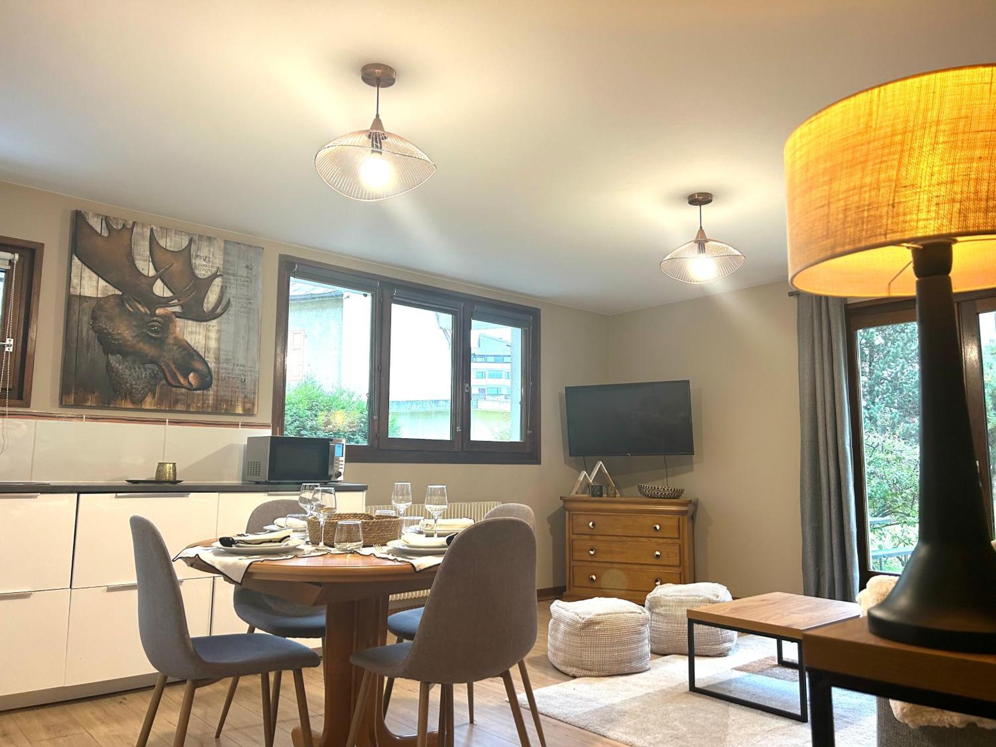 Appartement Style Chalet Avec Grande Terrasse Et Parking Prive Chamonix Esterno foto