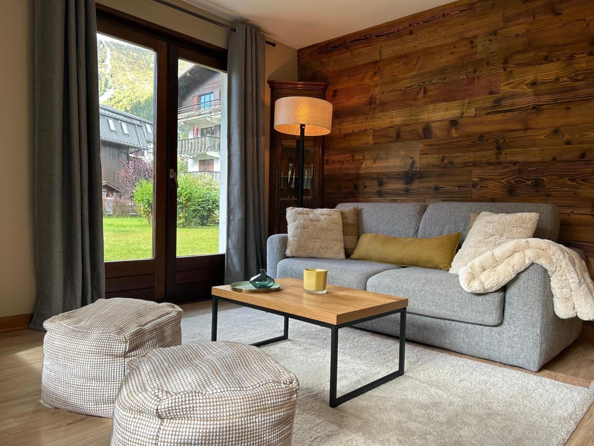 Appartement Style Chalet Avec Grande Terrasse Et Parking Prive Chamonix Esterno foto